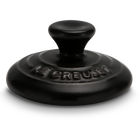 Stoneware Round Magnet Matte Black image number 1